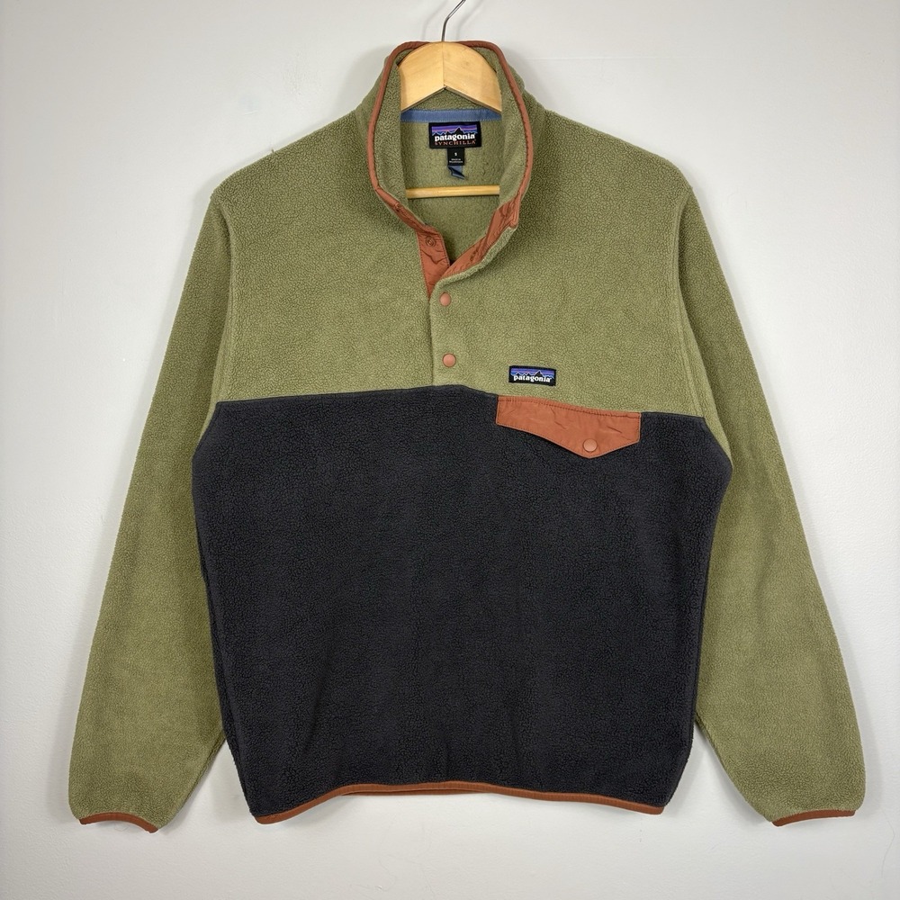 Patagonia Lightweight Synchilla Snap-T Pullover Mens S Fleece Granola Gorpcore